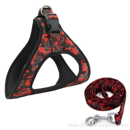 Eco-friendly colorful printing breathable dog harness
